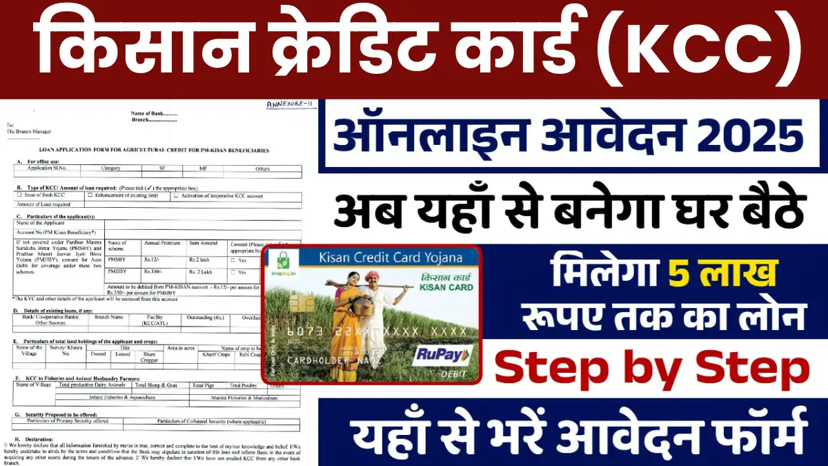 Kisan Credit Card Apply Online: नए आवेदन शुरू किसान क्रेडिट कार्ड के लिए